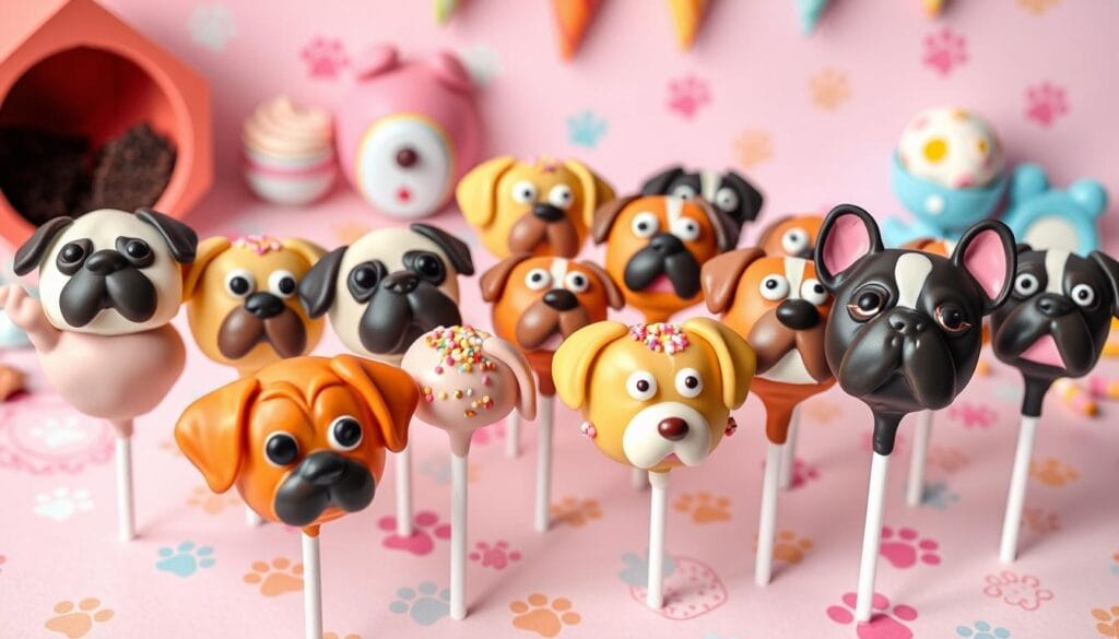 dog cake pops