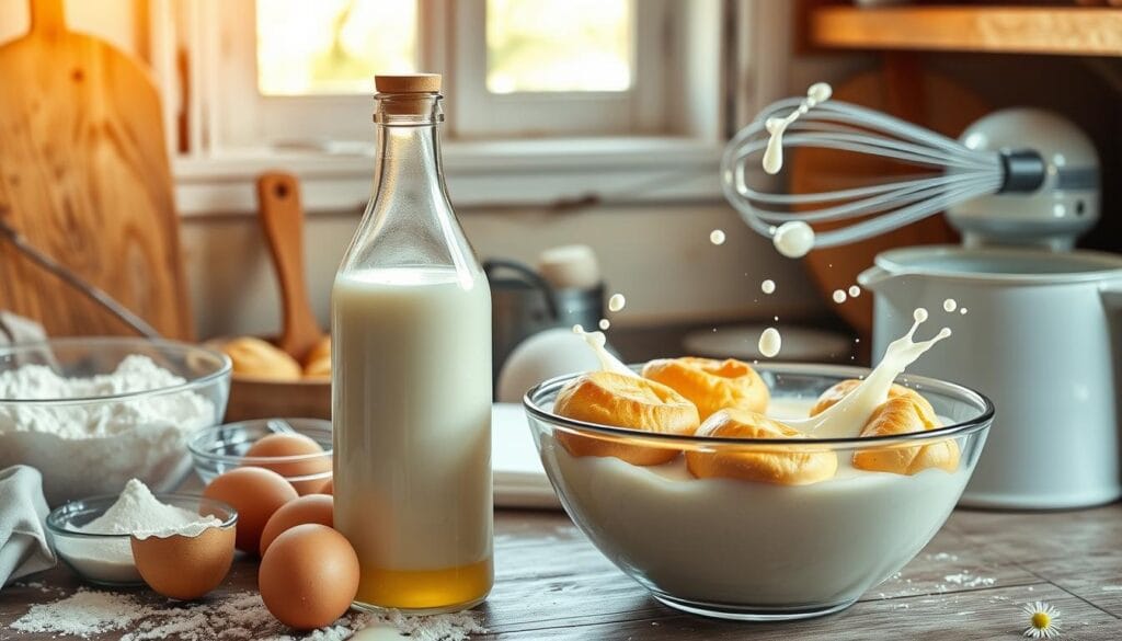 Can kefir be substituted for milk in baking?