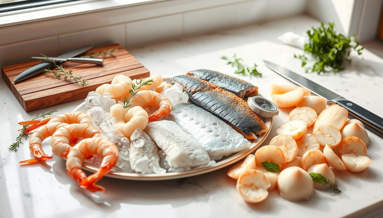 Does frozen seafood need to be thawed before cooking?