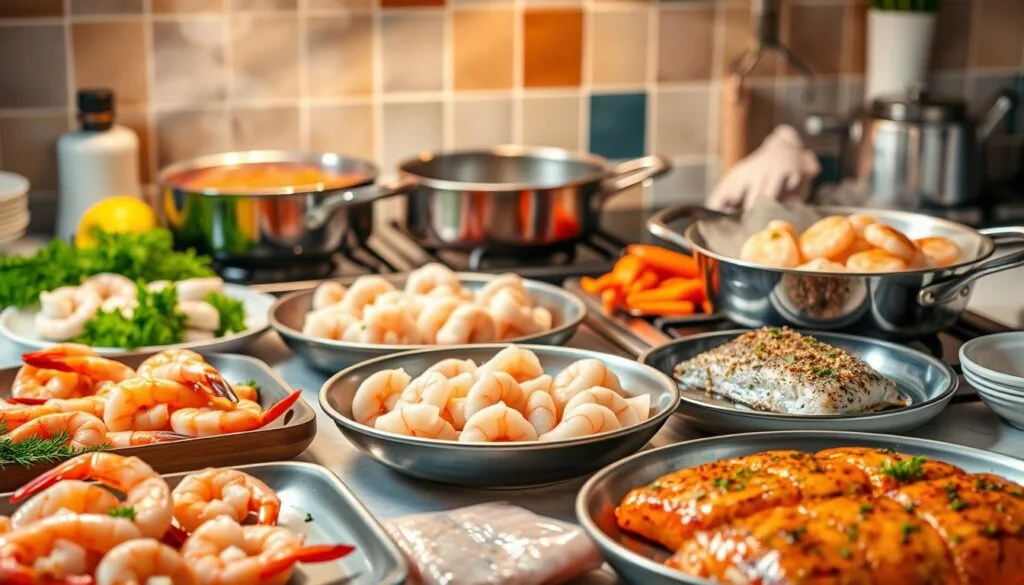 Frozen Seafood Cooking Techniques