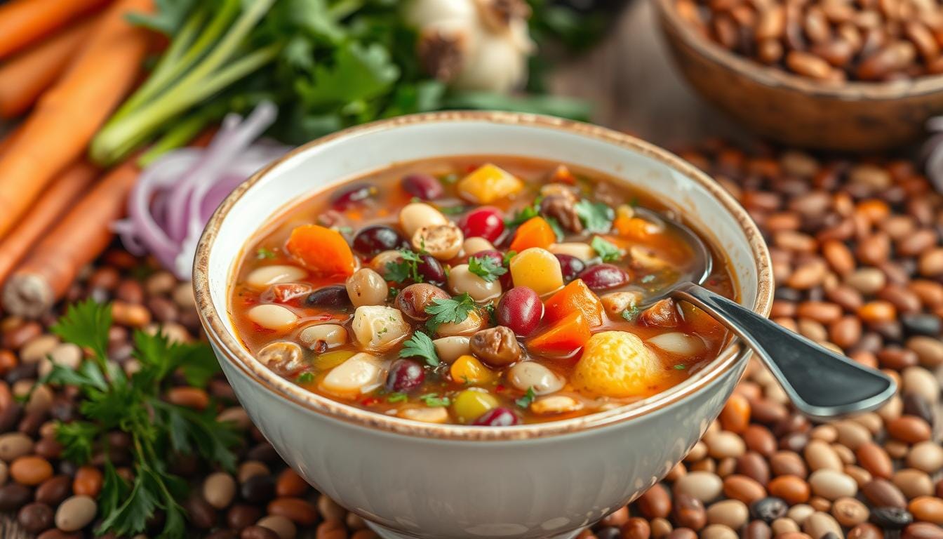 Is 15 bean soup high in carbs?