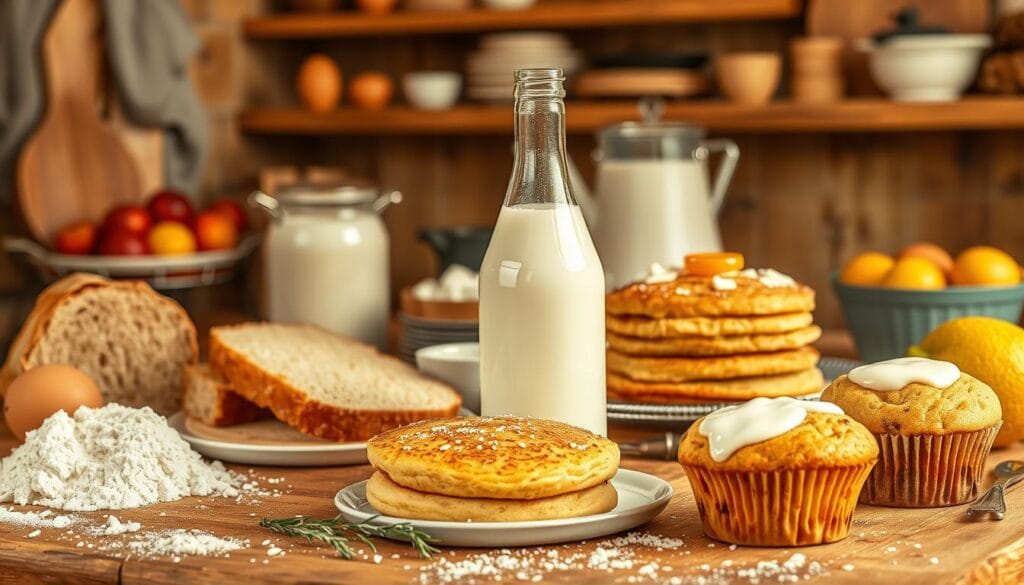 What does kefir do in baking?