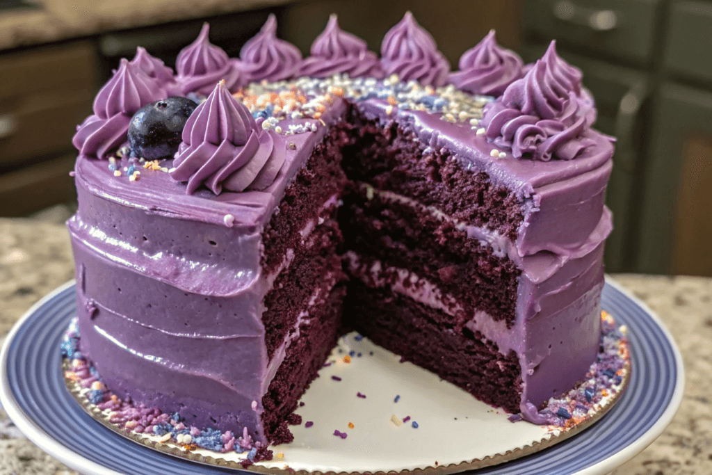 Purple Velvet Cake Recipe